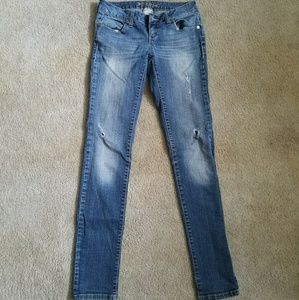 Decree blue skinny jeans